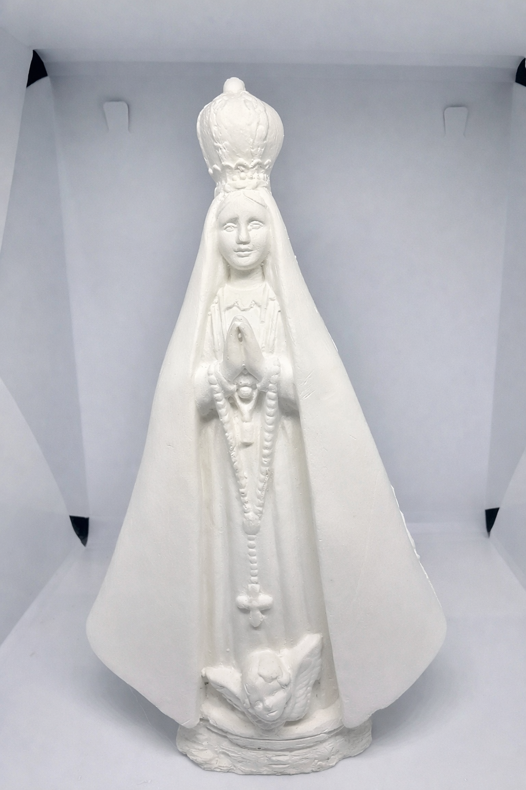 Nossa Senhora Manto Liso Terço 20cm